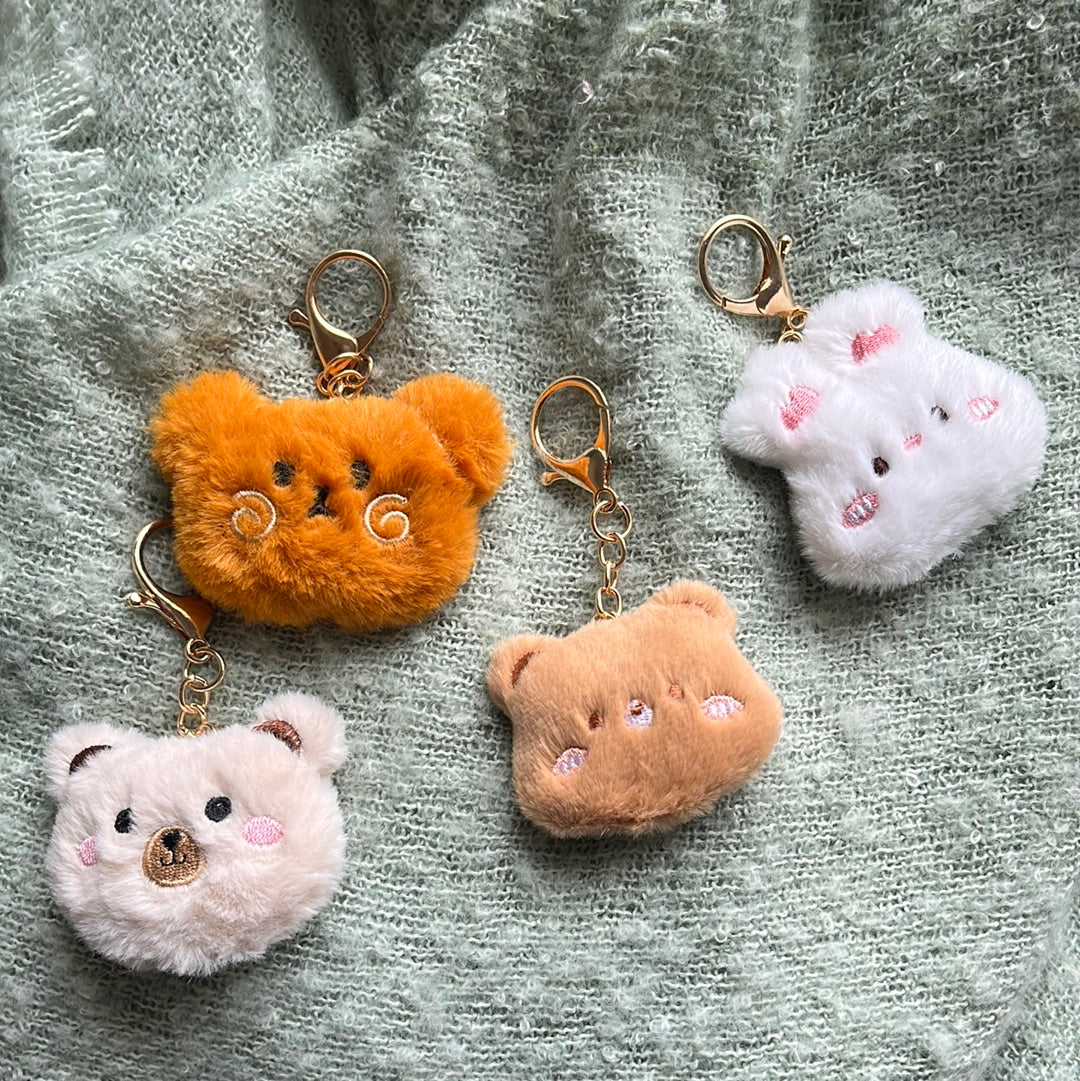 Fluffy Animal Keychains