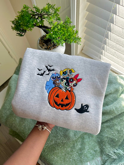 Spooky Puff Girls Sweatshirt