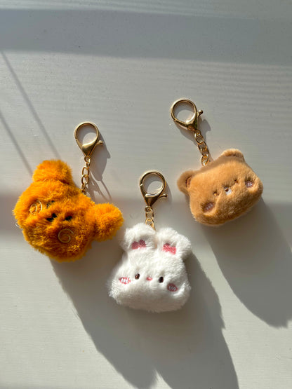 Fluffy Animal Keychains