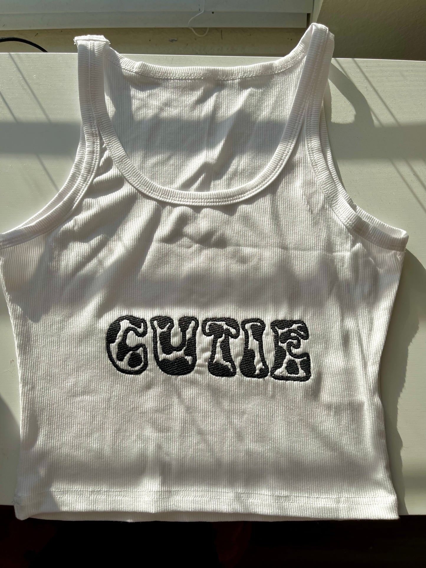 Cow Print Cutie Ribbed Tank