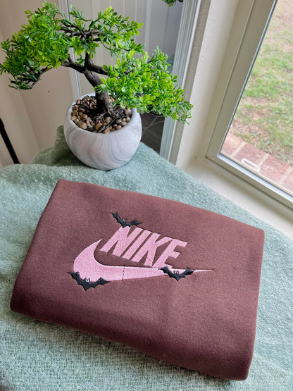 Cute Bats Swoosh Sweatshirt