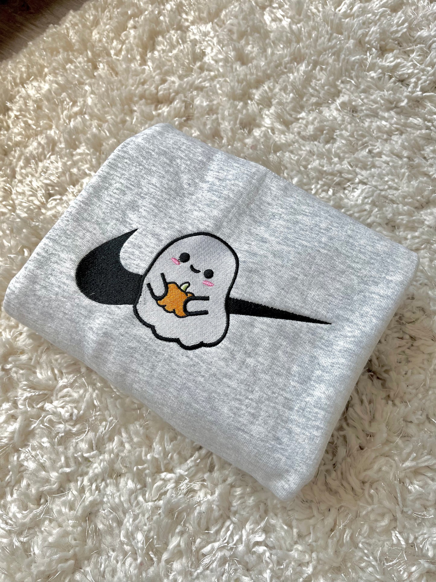 Cute Ghost Swoosh Sweatshirt