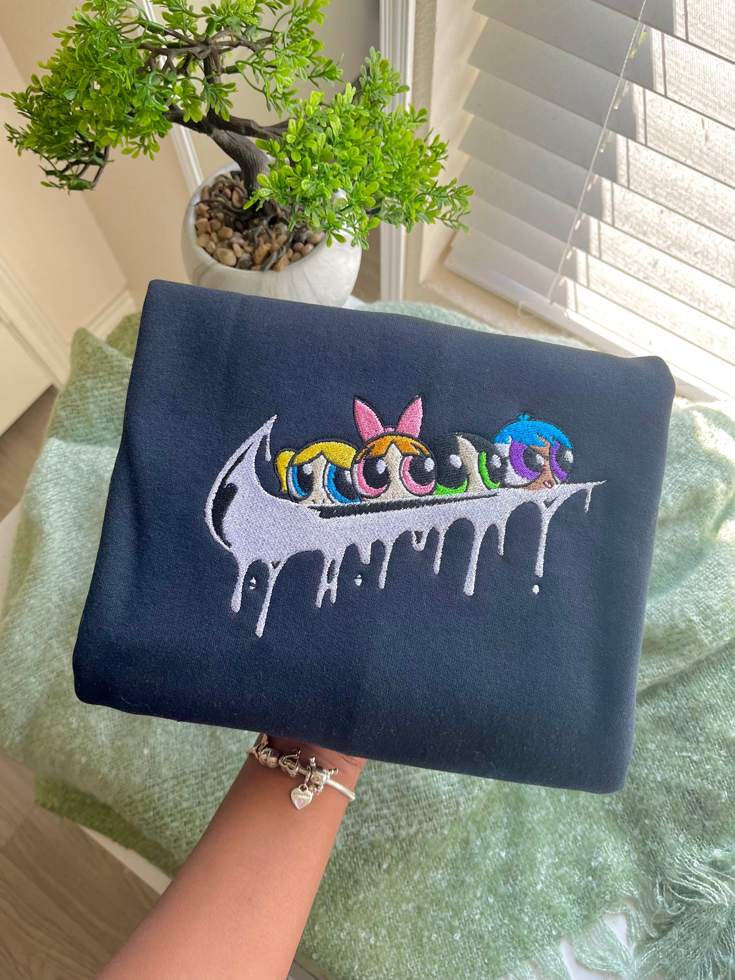 Puff Girls Drip Swoosh Sweatshirt