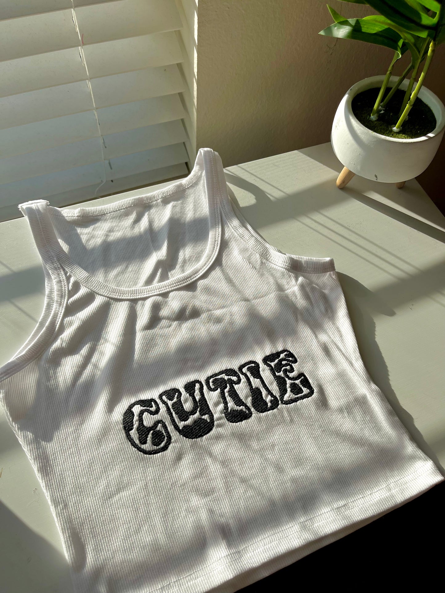 Cow Print Cutie Ribbed Tank