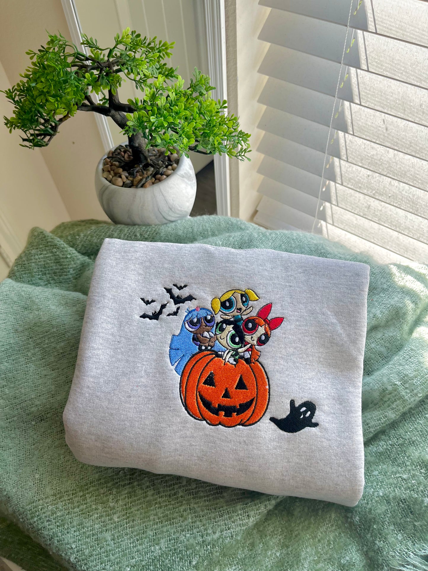 Spooky Puff Girls Sweatshirt