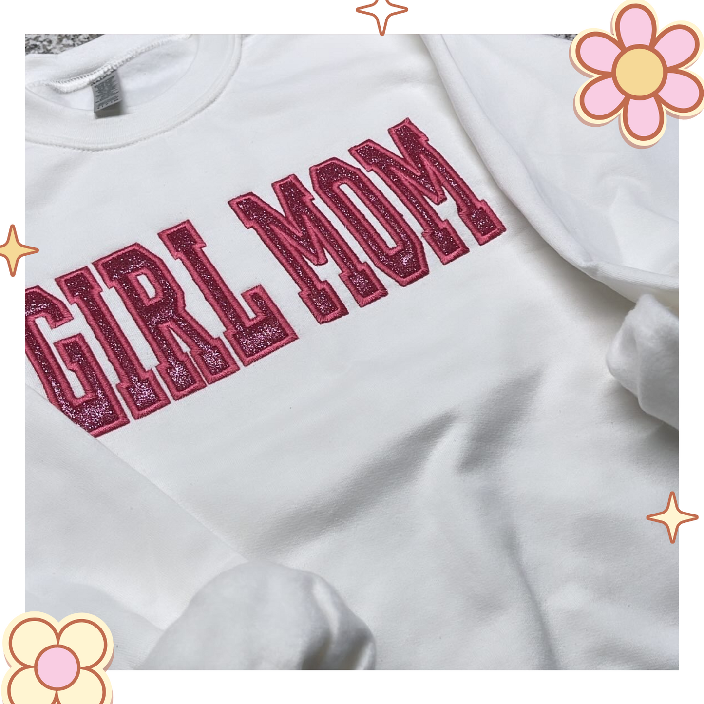 Girl Mom Custom Sweatshirt