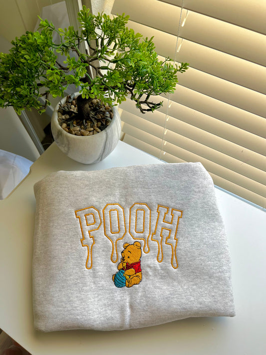 Pooh Bear Drip Crewneck